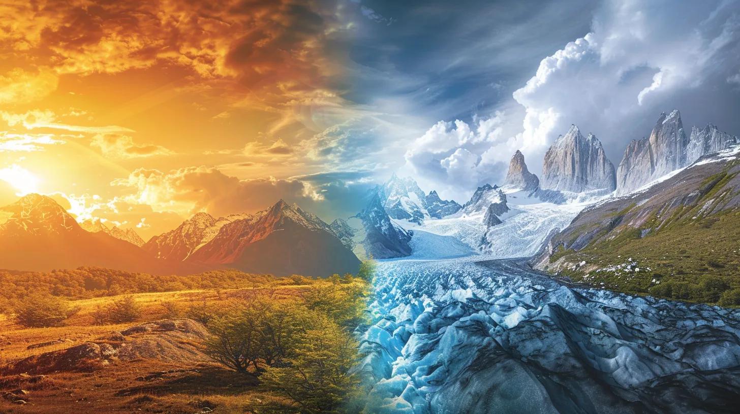 Comparison of Ice Age and Stone Age environmental conditions affecting human development.