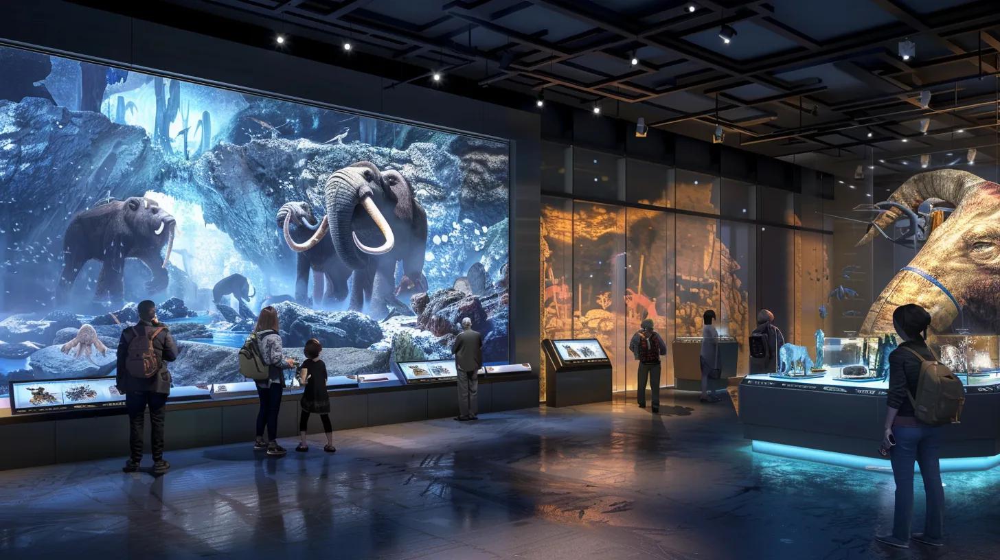 Ice Age and Stone Age artifacts showcasing survival techniques and cultural practices.
